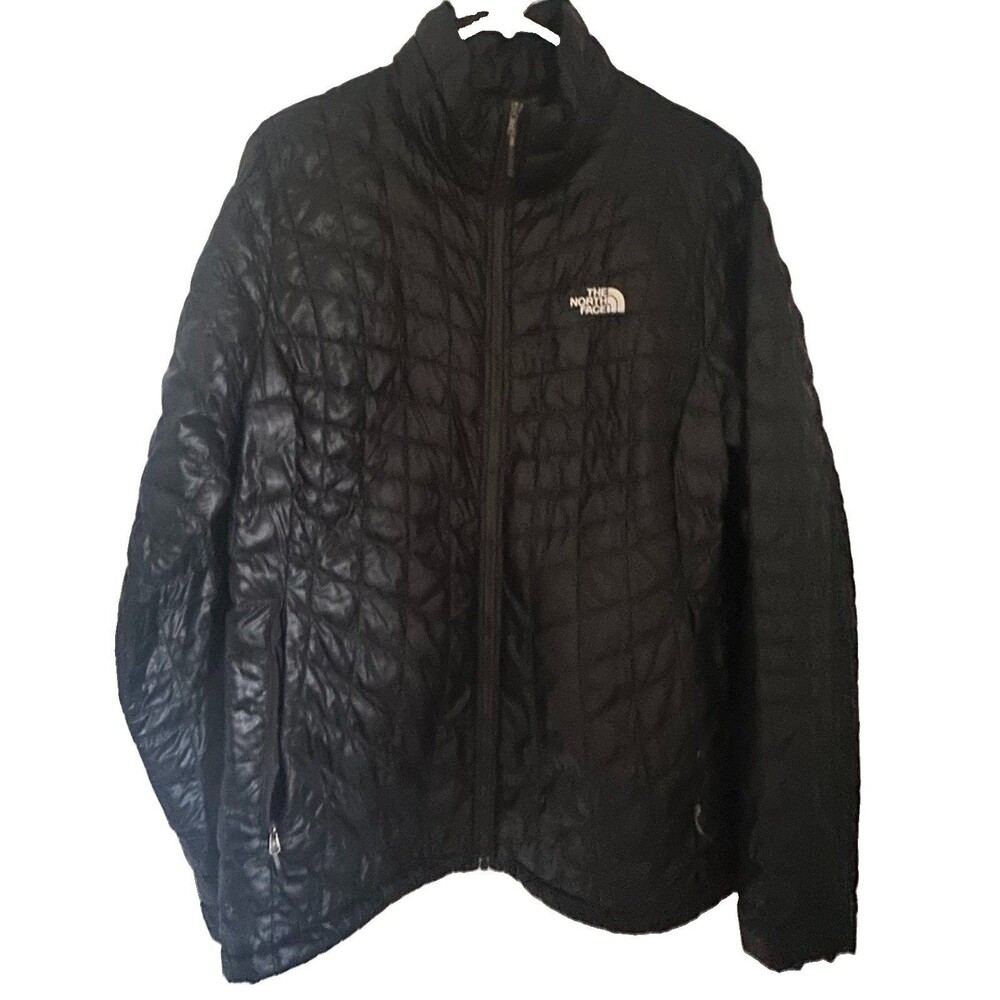 The North Face Jacket Women's XL Black Thermoball Quilted Puffer